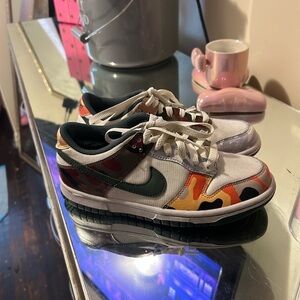 Nike Multicolor Camo Sneakers
